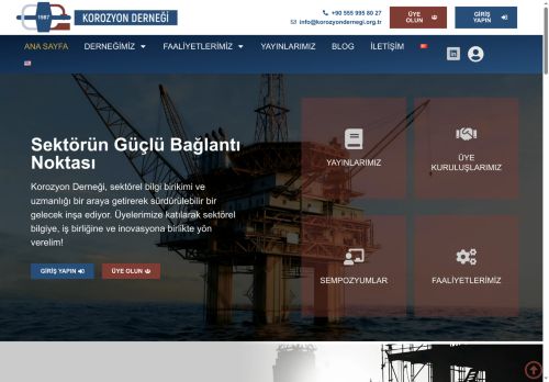 ANA SAYFA - Korozyon Derneği