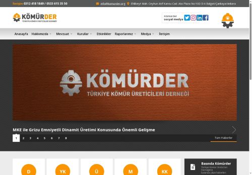 Kömürder — Kömürder | Türkiye Kömür Üreticileri Derneği