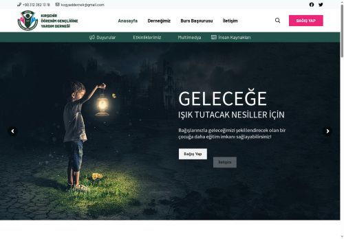 Anasayfa - Kırşehir Öğrenim Gençliğine Yardım Derneği