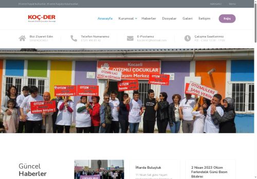 KOÇDER – El verin hayat bulsunlar, El verin hayata tutunsunlar.