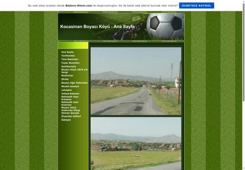 Kocasinan Boyacı Köyü - Ana Sayfa