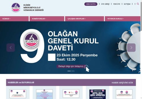 Anasayfa | Klinik Mikrobiyoloji Uzmanlık Derneği