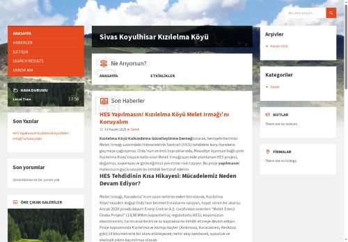 Sivas Koyulhisar Kızılelma Köyü - Kızılelma Köyü