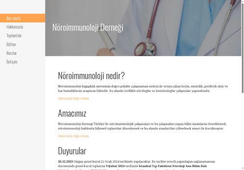 Nöroimmunoloji Derneği – Nöroimmunoloji Derneği
