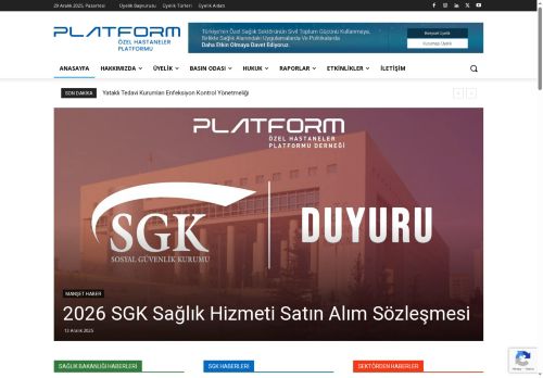 ANASAYFA - Özel Hastaneler Platformu