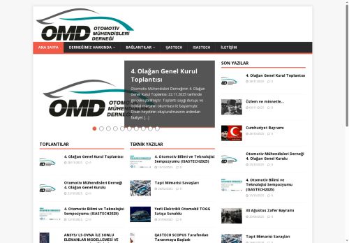 Otomotiv Mühendisleri Derneği – Otomotiv Mühendisleri Derneği Web sitesi