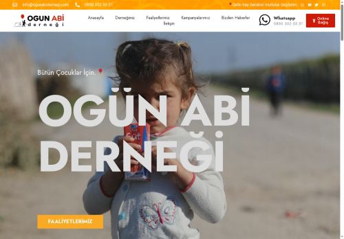 Ogün Abi Derneği – Gelin hep beraber mutluluk dağıtalım…