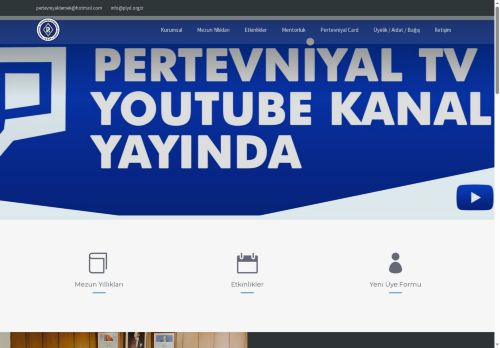 Anasayfa | Pertevniyal Lisesinden Yetişenler Derneği