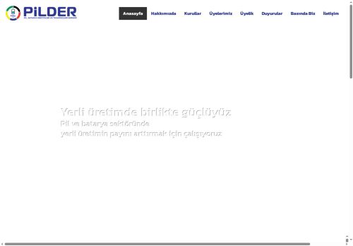 PiLDER I Pil ve Batarya Üreticileri ve Tedarikçileri Derneği