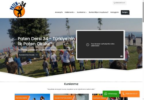 Paten Dersi 34 | İstanbul Paten ve Kaykay Okulu