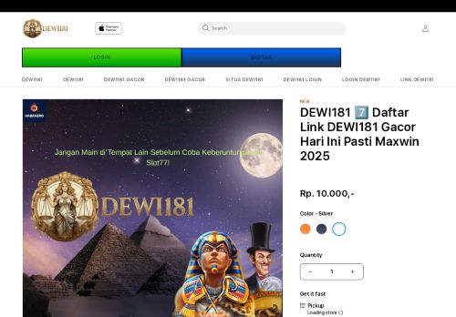 DEWI181 7️⃣ Daftar Link DEWI181 Gacor Hari Ini Pasti Maxwin 2025