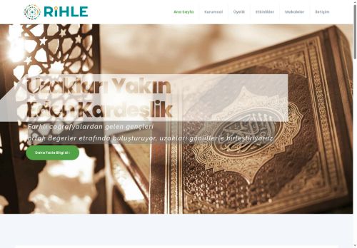 Rihle – Uluslararası İmam Hatip Mezunları Derneği – Uluslararası İmam Hatip Mezunları Derneği