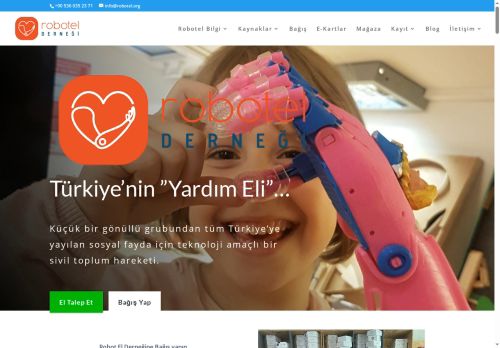 Anasayfa - Robot El Derneği'ne Hoşgeldiniz