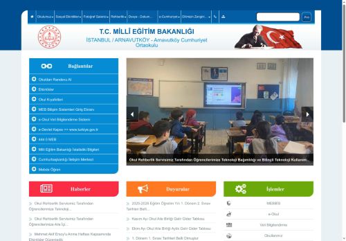 İSTANBUL / ARNAVUTKÖY - Arnavutköy Cumhuriyet Ortaokulu