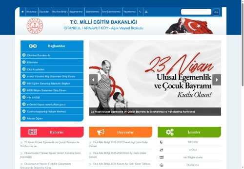 İSTANBUL / ARNAVUTKÖY - Aşık Veysel İlkokulu