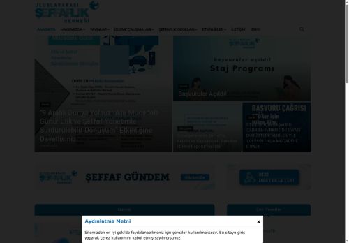 Uluslararası Şeffaflık Derneği | Şeffaf Toplum, Şeffaf Gelecek!