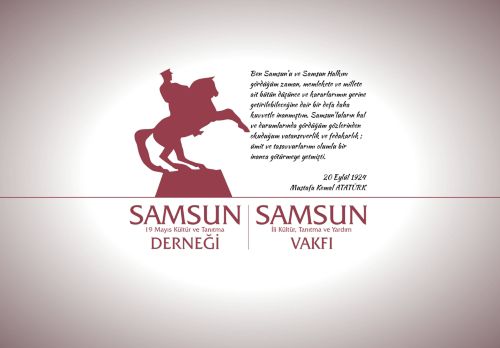 Samsun 19 Mayıs Kültür ve Tanıtma Derneği | Samsun İli Kültüri Tanıtma ve Yardım Vakfı