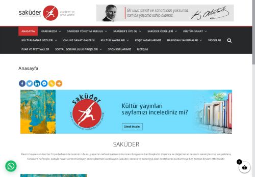 Saküder | Sanat ve Sanatkarlar Topluluğu Kültür Derneği – Tüm hakları saklıdır.