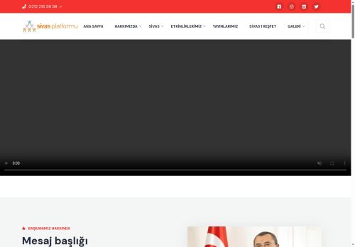 Sivas Platformu – Bir başka WordPress sitesi