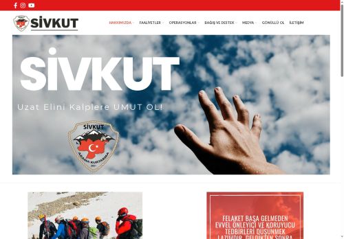 SİVKUT- SİVAS AFETLE MÜCADELE VE ARAMA KURTARMA