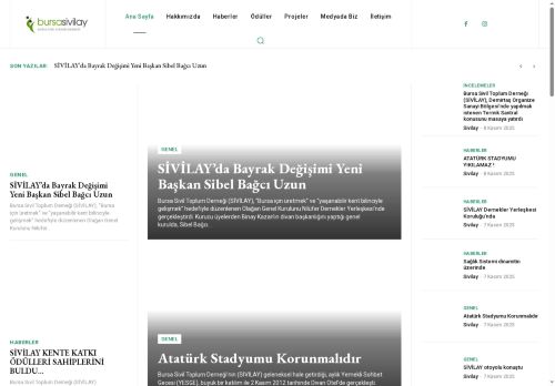 Sivilay - Bursa Sivil Toplum Derneği - Sivilay