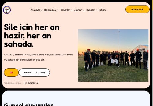 Sile Arama Kurtarma Dernegi | Resmi Web Sitesi