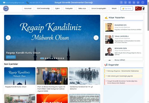 Sosyal Güvenlik Denetmenleri Derneği – Sosyal Güvenlik Denetmenleri Derneği