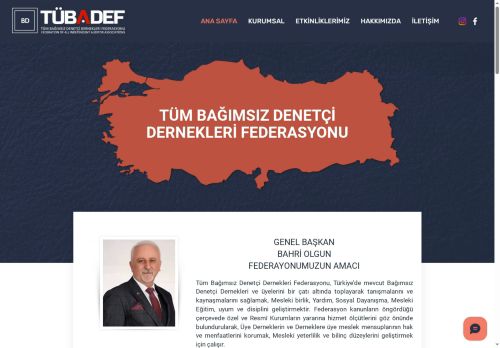 ANA SAYFA | TÜBADEF - Tüm Bağımsız Denetçi Dernekleri Federasyonu - İstanbul