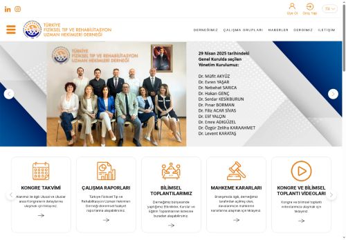 TÜRKİYE FİZİKSEL TIP VE REHABİLİTASYON UZMAN HEKİMLERİ DERNEĞİ