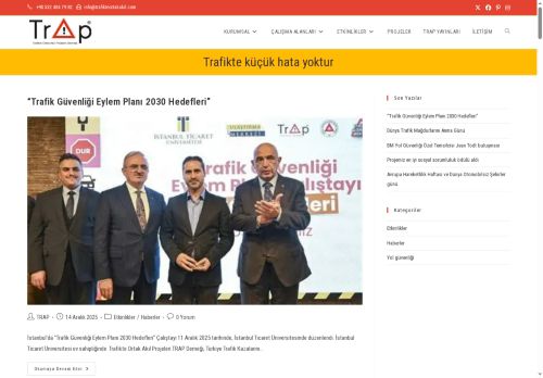 Trafikte Ortak Akıl TRAP – Trafikte küçük hata yoktur