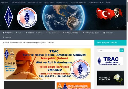 TRAC Nevşehir Şubesi – Afet ve Acil Haberleşme
