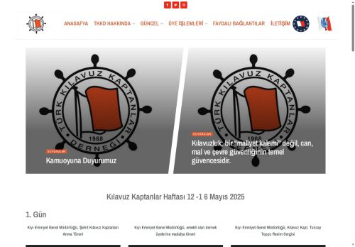 Türk Kılavuz Kaptanlar Derneği - Anasayfa