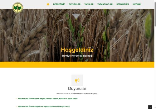 Türkiye Herboloji Derneği - Hoşgeldiniz - Ana Sayfa