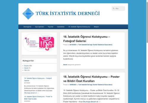 Türk İstatistik Derneği (Turkish Statistical Association)