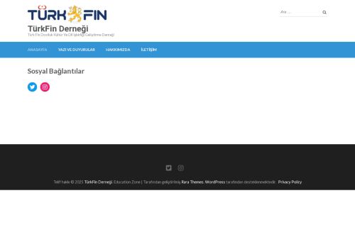 TürkFin Derneği – Türk Fin Dostluk Kültür Ve Dil İşbirliği Geliştirme Derneği