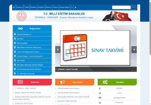 İSTANBUL / ESENLER - Esenler Menderes Anadolu Lisesi