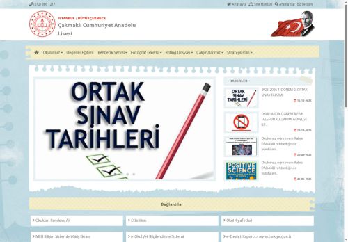 İSTANBUL / BÜYÜKÇEKMECE - Çakmaklı Cumhuriyet Anadolu Lisesi