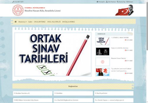 İSTANBUL / BÜYÜKÇEKMECE - Nezihe Hasan Kılıç Anadolu Lisesi