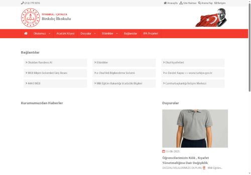 İSTANBUL / ÇATALCA - Binkılıç İlkokulu