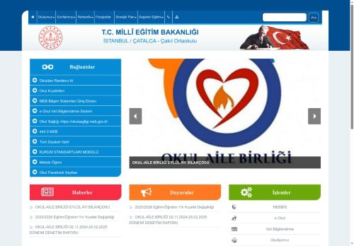 İSTANBUL / ÇATALCA - Çakıl Ortaokulu