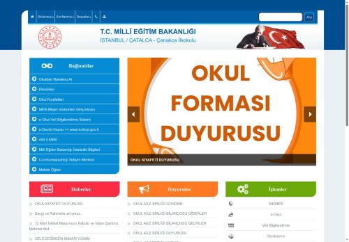 İSTANBUL / ÇATALCA - Çanakca İlkokulu