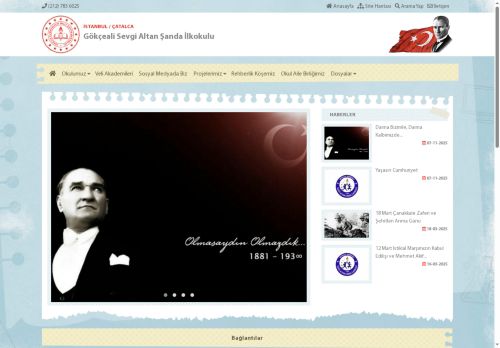 İSTANBUL / ÇATALCA - Gökçeali Sevgi Altan Şanda İlkokulu
