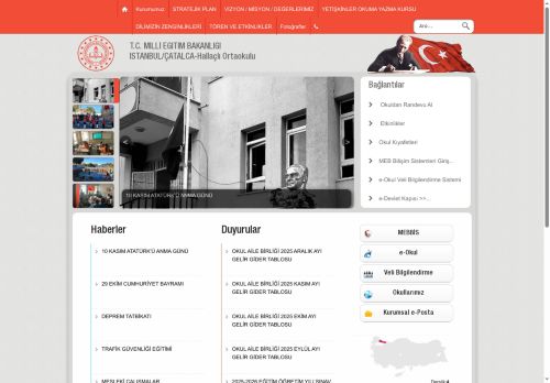 İSTANBUL / ÇATALCA - Hallaçlı Ortaokulu