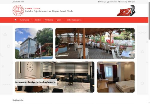 İSTANBUL / ÇATALCA - Çatalca Öğretmenevi ve Akşam Sanat Okulu