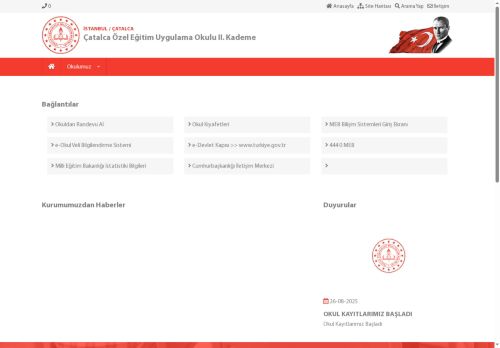 İSTANBUL / ÇATALCA - Çatalca Özel Eğitim Uygulama Okulu II. Kademe