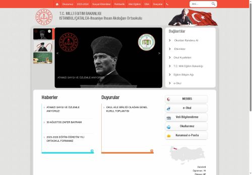 İSTANBUL / ÇATALCA - İhsaniye İhsan Akdoğan Ortaokulu