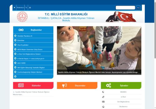 İSTANBUL / ÇATALCA - İzzettin Attilla Köymen Yıldıran İlkokulu