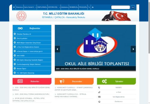 İSTANBUL / ÇATALCA - Karacaköy İlkokulu