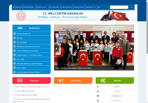 İSTANBUL / ÇATALCA - 75 Yıl Cumhuriyet İlkokulu