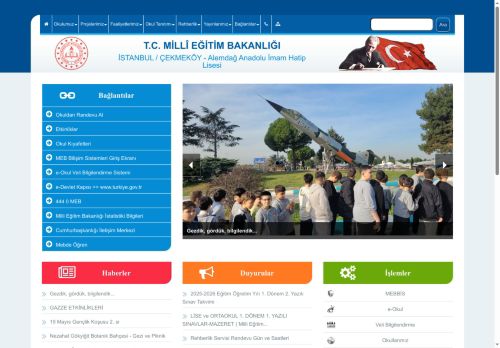 İSTANBUL / ÇEKMEKÖY - Alemdağ Anadolu İmam Hatip Lisesi